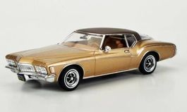 Buick Riviera Coupé 1970-1973 gold met. / braun   1:43