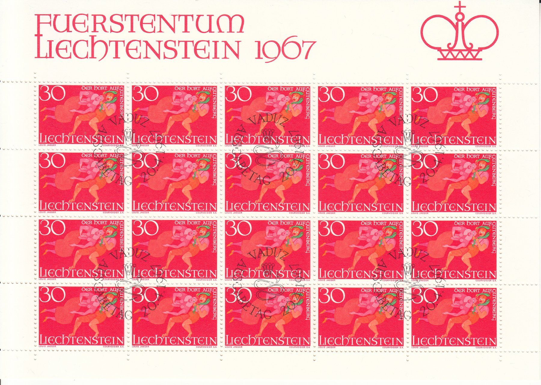 Tutti i francobolli: LBK 410 - 412 Zierbogen mit ET – Usato da Bürglen TG venduto da StampGraf 2