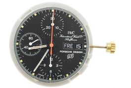 IWC Chronographen Werk für Porsche Design + Blatt + Zeiger