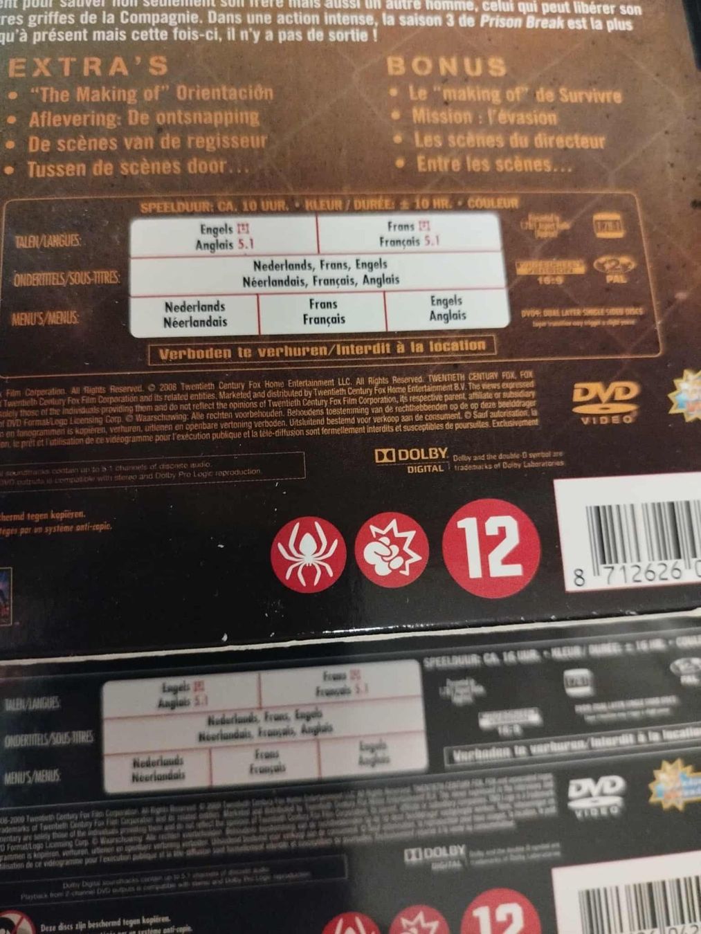 Tutti i DVDs: Dvd Prisonbreak  1-4 – Usato da La Chaux-de-Fonds venduto da Emmaus2300CDF 3