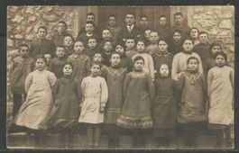 Carte P de 1916 ( Ecole d' Orny  de 1916 )
