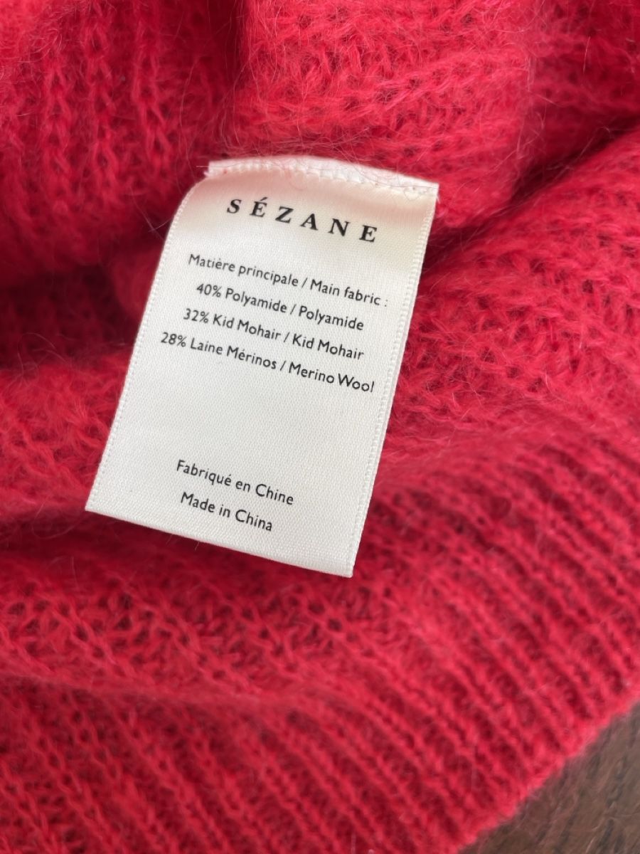 Sezane Pullover & Sweatshirts: Sezane Strickpullover rot - Gr. M – Gebraucht aus Kilchberg BL von steh.kh 2