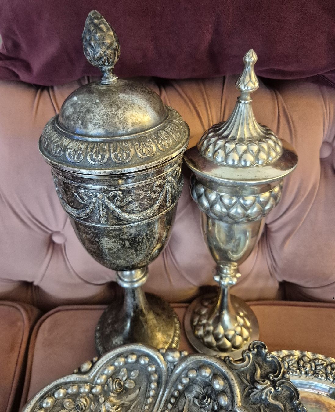 Tutte le decorazioni: 5 versilberte Objekte – Usato da Zürich venduto da Dalema13 1