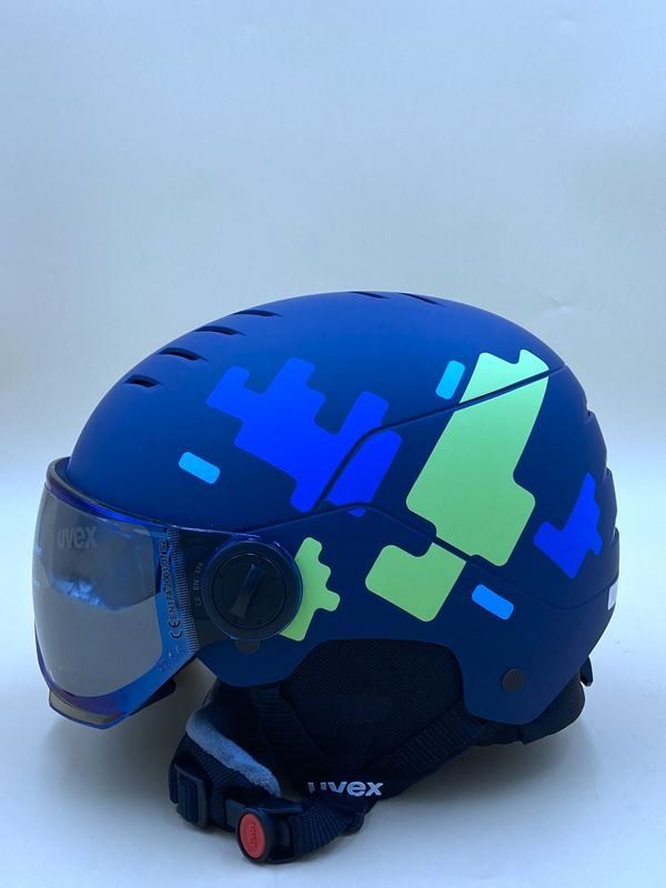 Uvex Helme: UVEX | Skihelm | Rocket Jr. Visor | 51 - 55 cm, S – Gebraucht aus Wittenbach von Restwert_St-Gallen 3