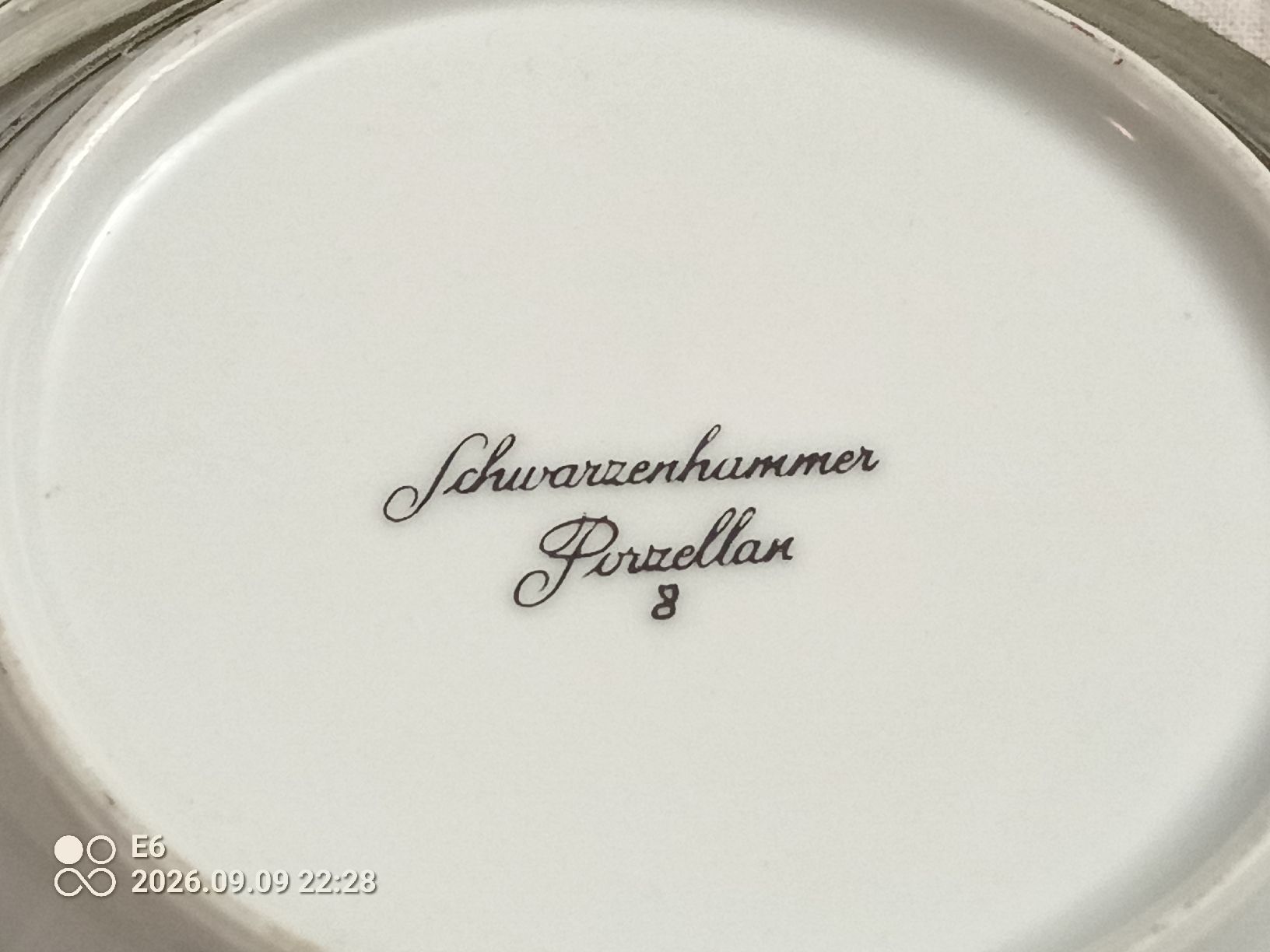 Piatti: Schöner Teller Marke: Schwarzenhammer – Usato da Zürich venduto da Mitzi6 3