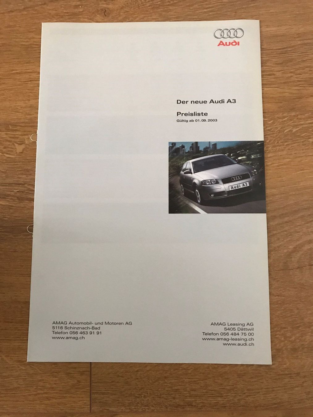 Audi Documenti: Audi A3 Jg. 2003 78 Seiten Material – Usato da Freienstein venduto da Golfbueb 4