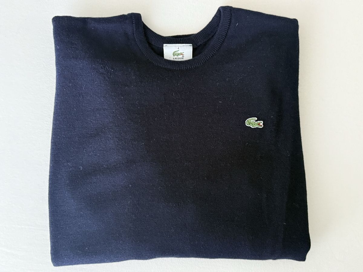 Lacoste Maglioni & Felpe: Lacoste Wollpullover Gr.4 Dunkelblau – Usato da Zollikon venduto da snowflake10- 2