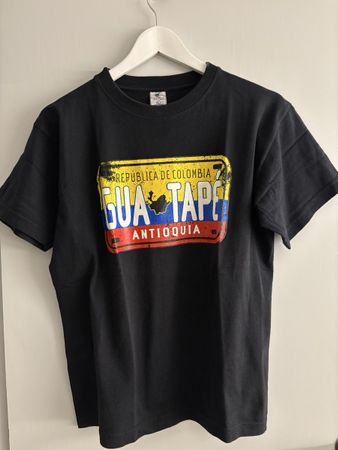 Kolumbien Souvenir T-Shirt „Guatapé Antioquia“ – Schwarz – G