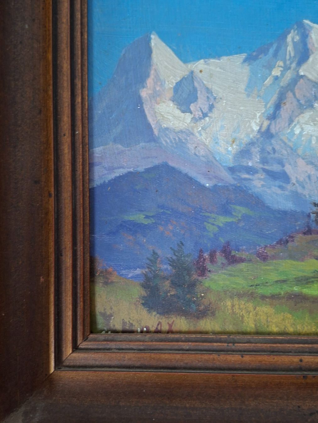 Tableaux: Bild Gemälde Berglandschaft – D'occasion à Kriens par Neri2 2