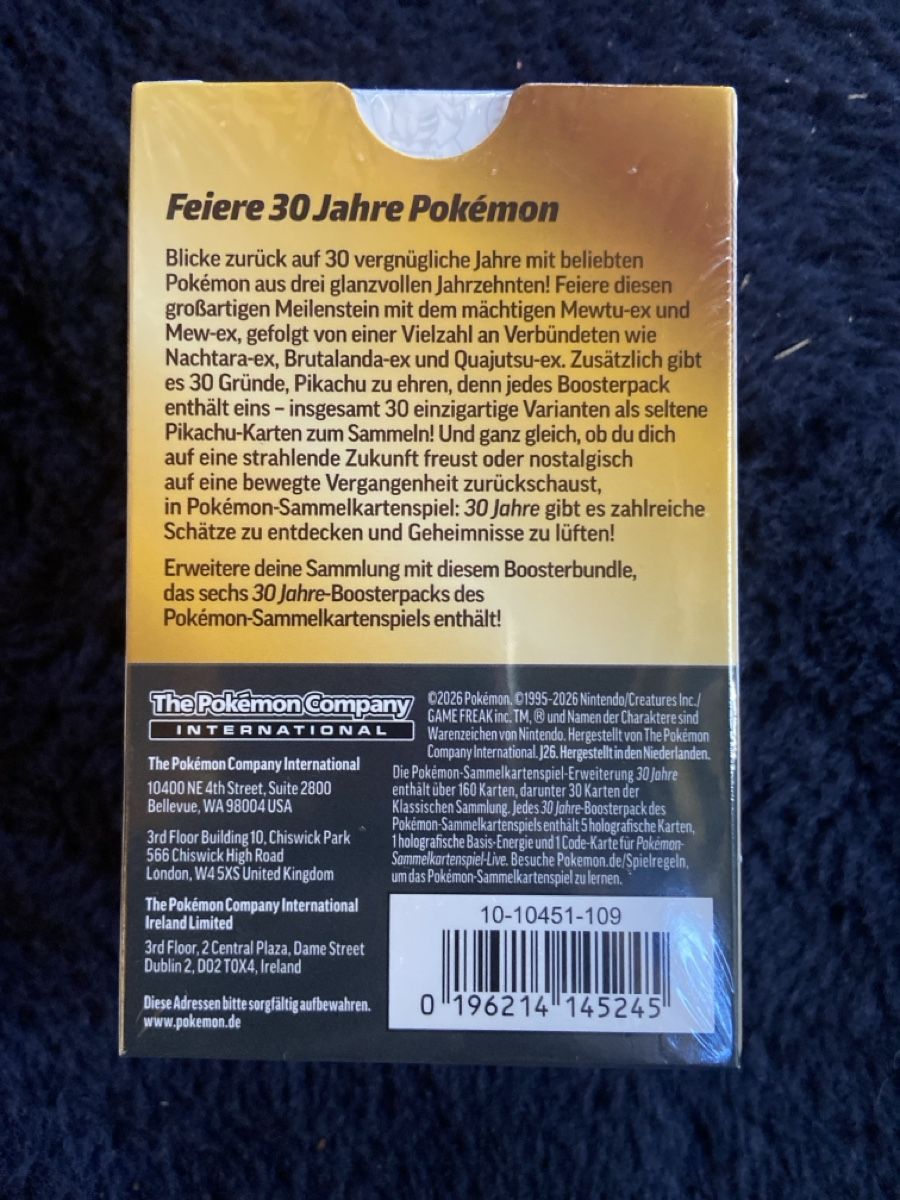 Pokémon Sammelbilder & Trading cards: Pokémon 30 Jahre Boosterbundle neu – Neu und originalverpackt aus Sirnach von SpeedyGT 1