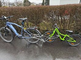 FollowMe Tandemkupplung für Kinderfahrrad  2-jährig 