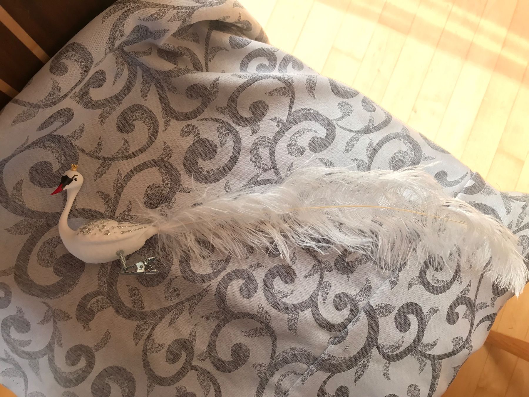 Tutte le decorazioni: Schwan Christbaumschmuck Vogel – Nuovo e nell'imballaggio originale da Alpnach Dorf venduto da marvo 3