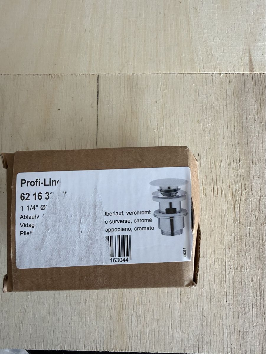 Autres matériaux de construction: Bonde de lavabo  – Neuf avec emballage d'origine à Cressier NE par Ala_b 1