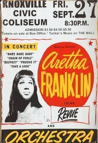 Insegne: Rusty Blechschild-ARETHA FRNKLIN-KNOXVIL – Nuovo e nell'imballaggio originale da Rupperswil venduto da big-one-sale