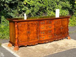 Barock Rokoko Kommode Sideboard Nussbaum Herrenzimmer