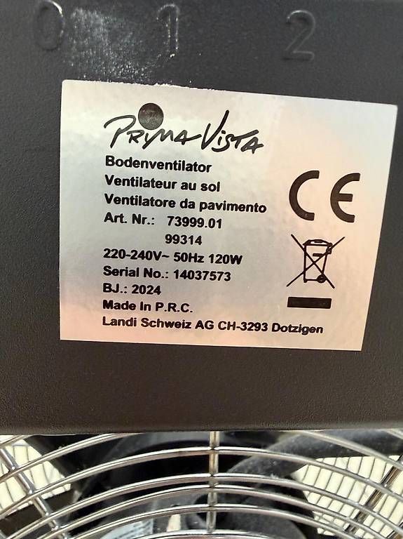 Ventilateurs: Bodenvebtilator – D'occasion à Lenzburg par bes_8zjy 2