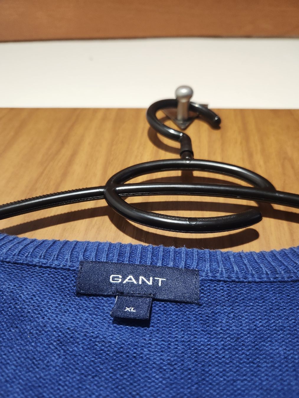 Guanti & manicotti: Pull Gant col V bleu 100% coton taille XL – Usato da Niedergösgen venduto da Eva2410 3