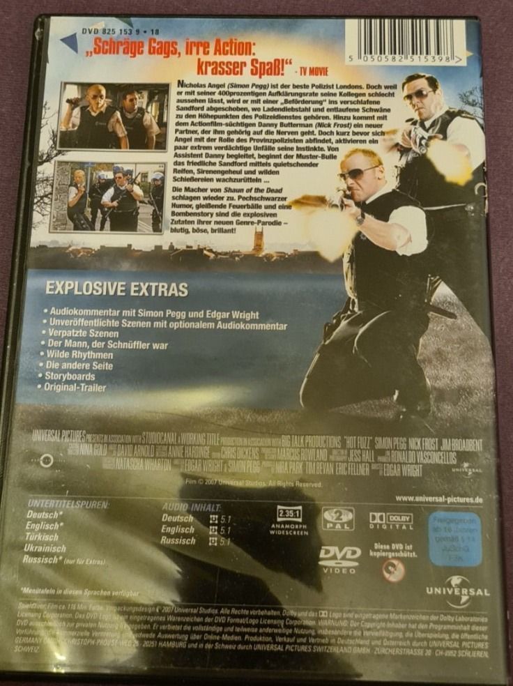 Tutti i DVDs: Hot Fuzz – Usato da Oberkirch LU venduto da ThE_CoLLecTor666 1