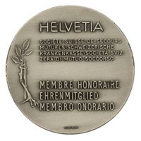 Medaille HELVETIA Krankenkasse EHRENMIT