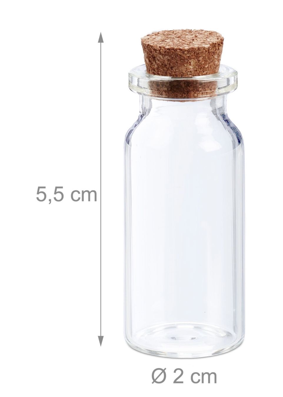Altro in Stoviglie & Bicchieri: Mini Glasfläschchen mit Korken 60er Set – Nuovo e nell'imballaggio originale da Bülach venduto da DEHAM 3