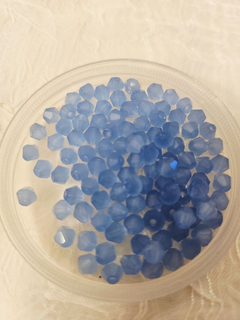 Perle (finte): Glasschliffperlen 4mm 100 stk nr340 – Nuovo e nell'imballaggio originale da Dietikon venduto da Eleda