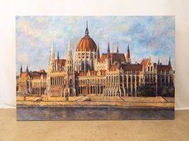 Acryl auf Leinwand, Parlament Budapest - gross - Ref. 07/05