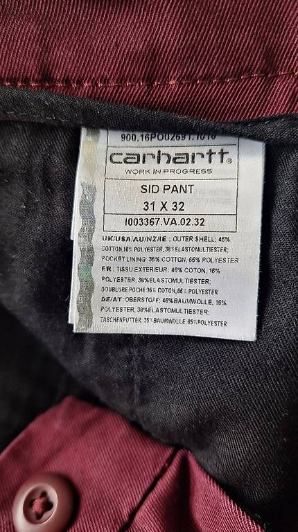 Carhartt Hosen: Carhartt Sid Pant Chino – Gebraucht aus Heiden von Trulli77 2