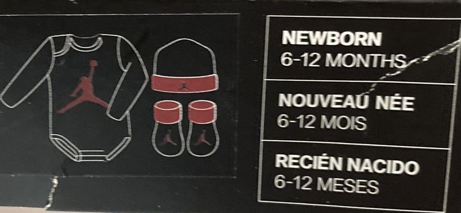 Nike Biancheria intima: Set new born Jordan tg 68/80 – Usato da Rancate venduto da Birbine 1