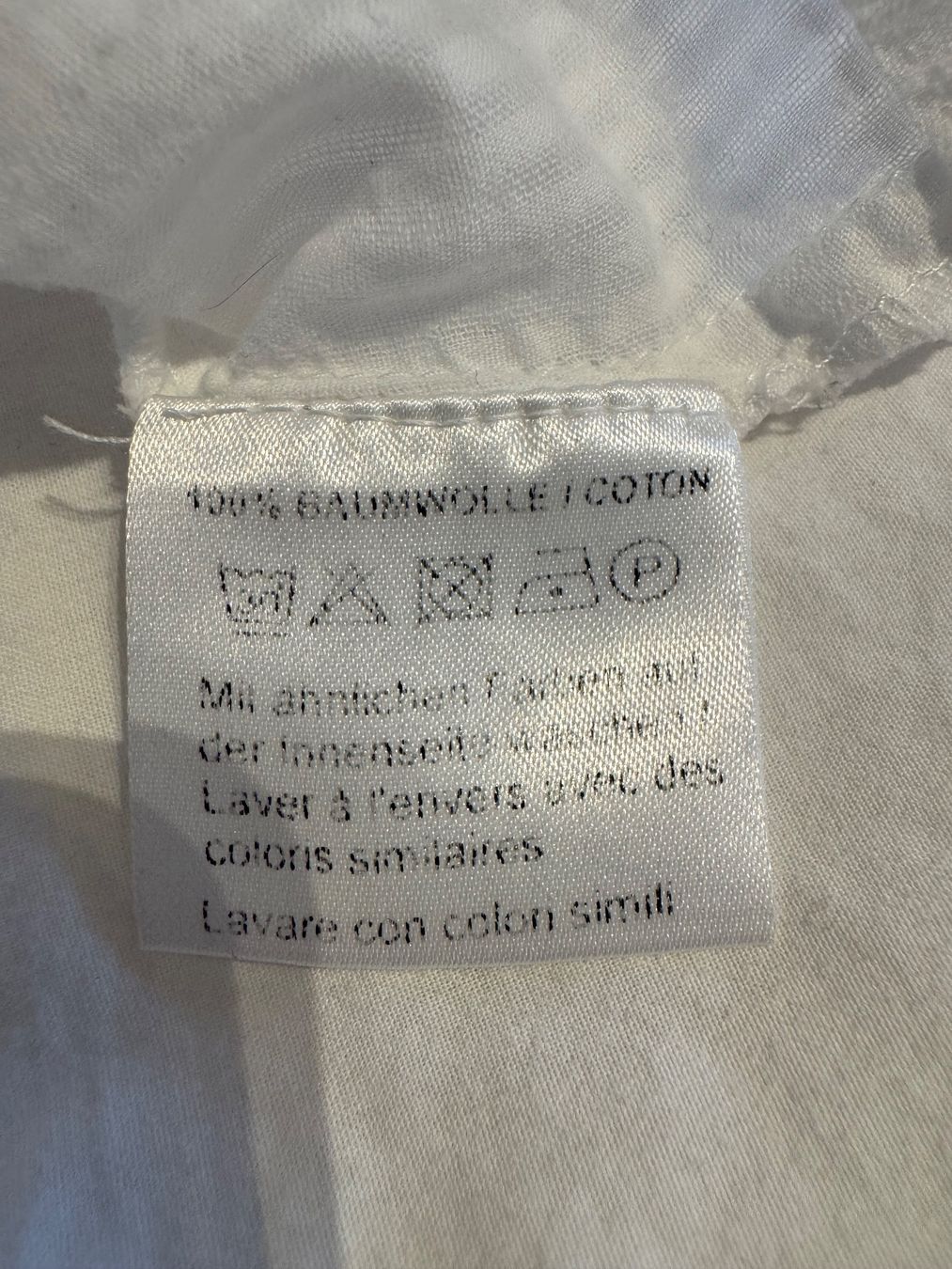 Manor Camicette: Chemise Crup top blanche - Manor – Usato da Denens venduto da sar_5wlm 4