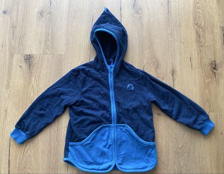 Neuwertige Finkid Biobaumwolle Zip in Sweatjacke Jaakko