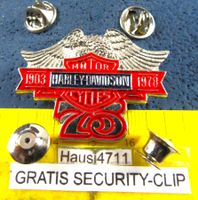 HD 2NÄGEL-PIN HARLEY-DAVIDSON 75Y 1903-1978 GEPRÄGT VINTAGE