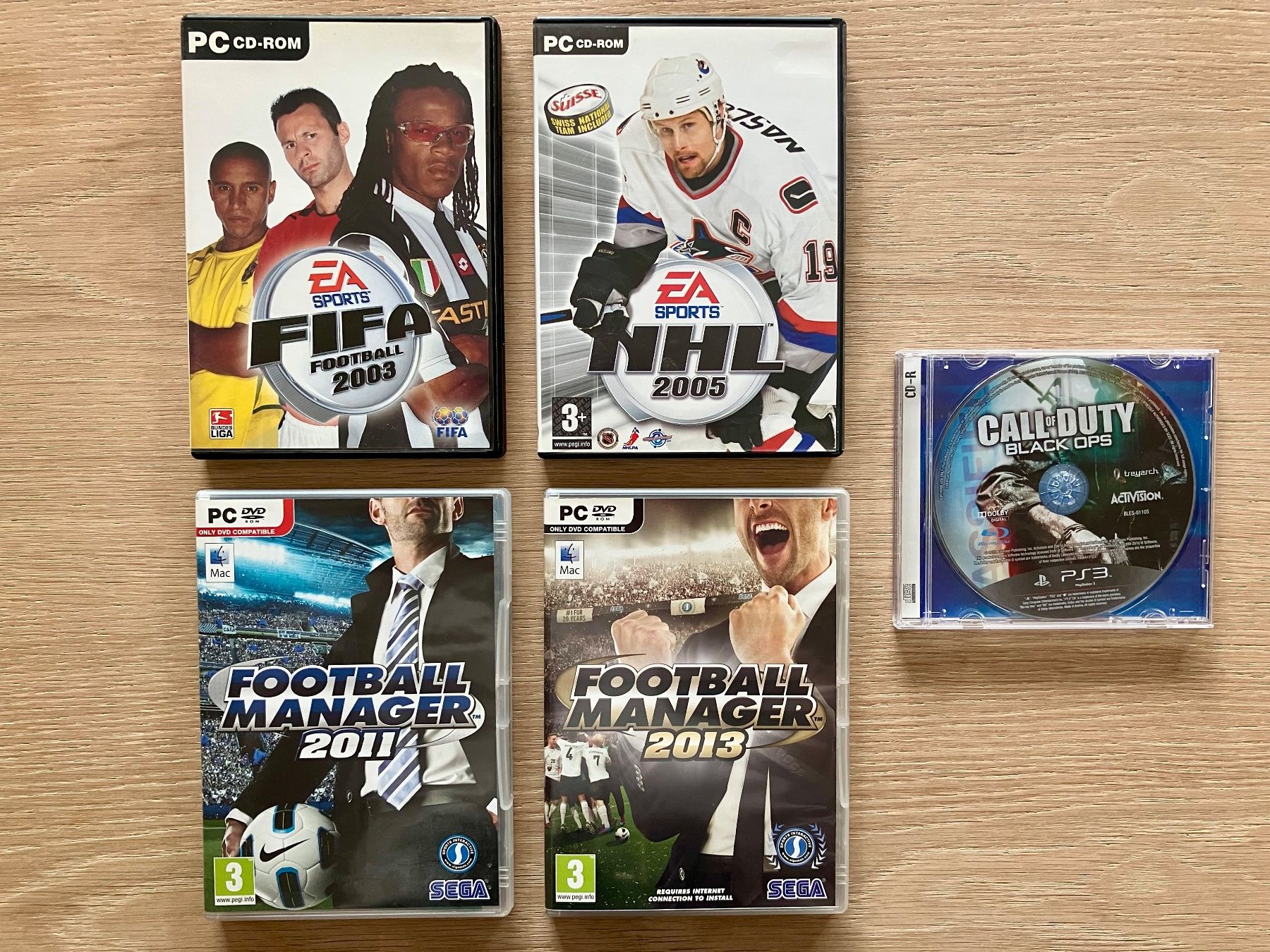 Sega Giochi: Set von 5 Computer-Spielen, 2003/2005/2010/2011/2013 – Usato da Zürich venduto da was_ich_immer_suchte