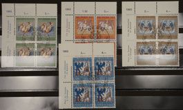 CH - Pro Patria - B123-127 - 4er Block m. Bogenrand - ET