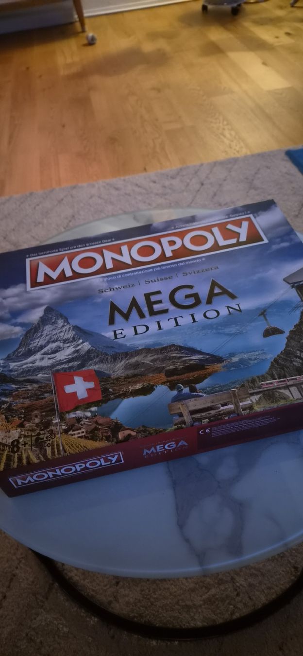 Spiele: Brettspiel Monopoly Mega Edition Schweiz neu – Neu (gemäss Beschreibung) aus Gerzensee von Omeisel