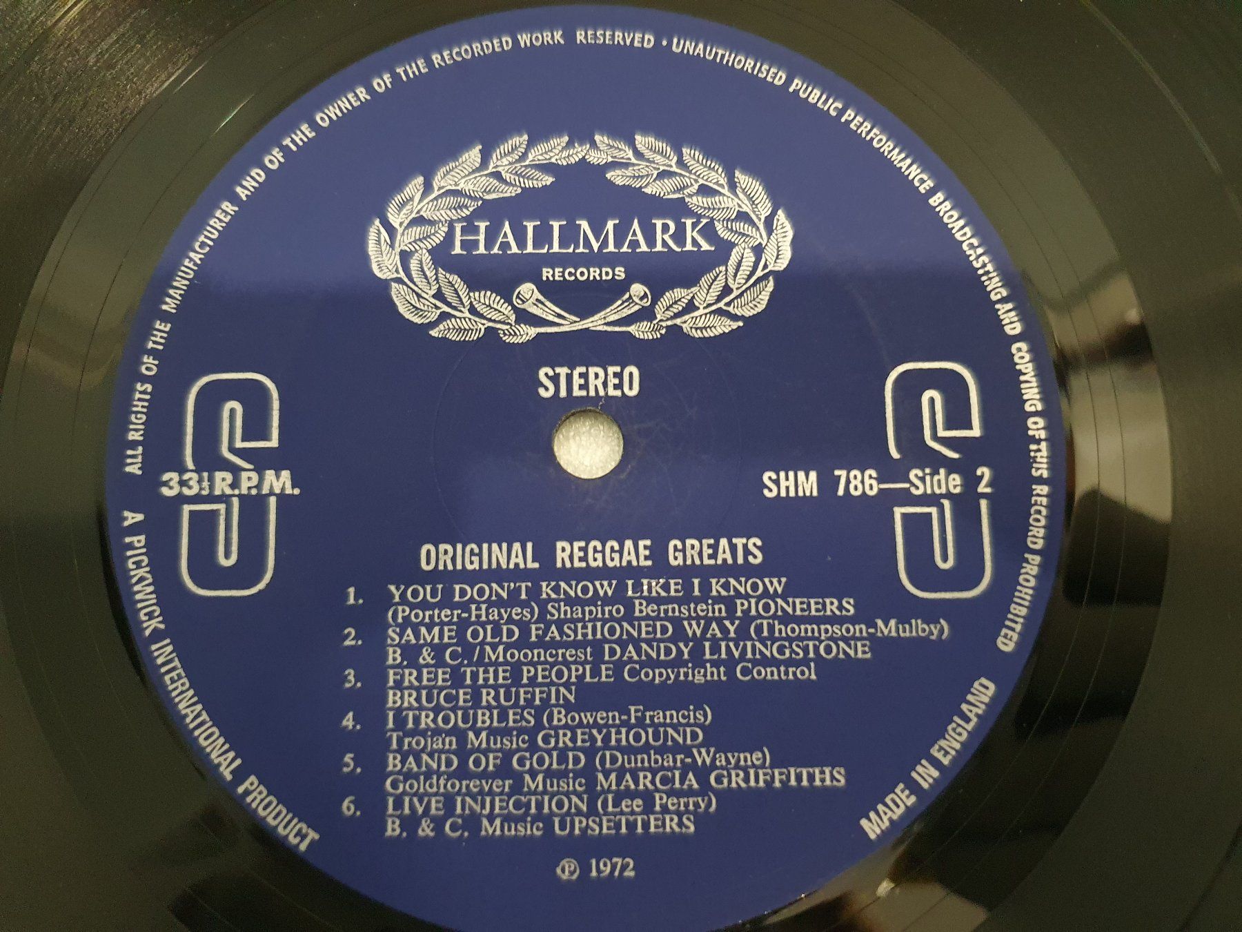 Dischi in vinile: Original Reggae Greats – Usato da Uster venduto da Vinyl-Leidenschaft 5