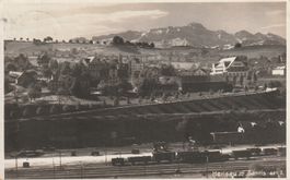 Herisau - Bahnhof mit Säntis-1923