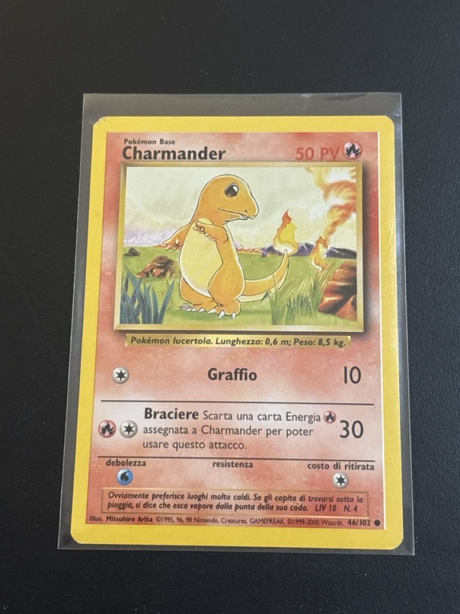 Pokémon Carte collezionabili: Pokémon Charmander 46/102 Base Set – Usato da Caslano venduto da Luke_