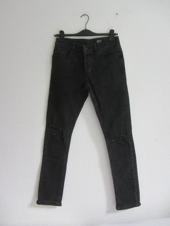 RIVER ISLAND - Skinny Jeans schwarz 30