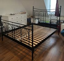 Metallbett schwarz 160x200cm guter Zustand