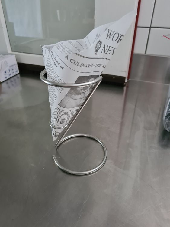 100 Stück Burgerpapier 15x15 Cm - Zeitungsoptik Für Imbiss & Catering