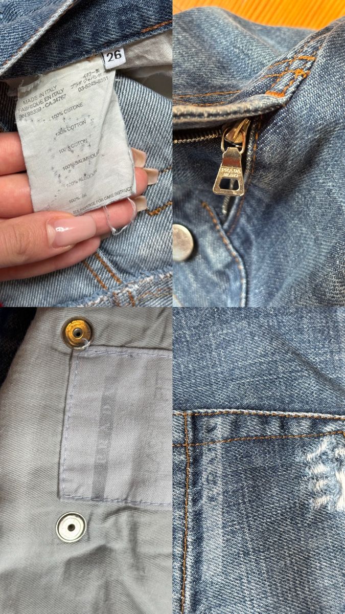 Prada Jeans: PRADA JEANS bootcut flared straight wide leg vintage – Usato da Meilen venduto da angelyxss 1