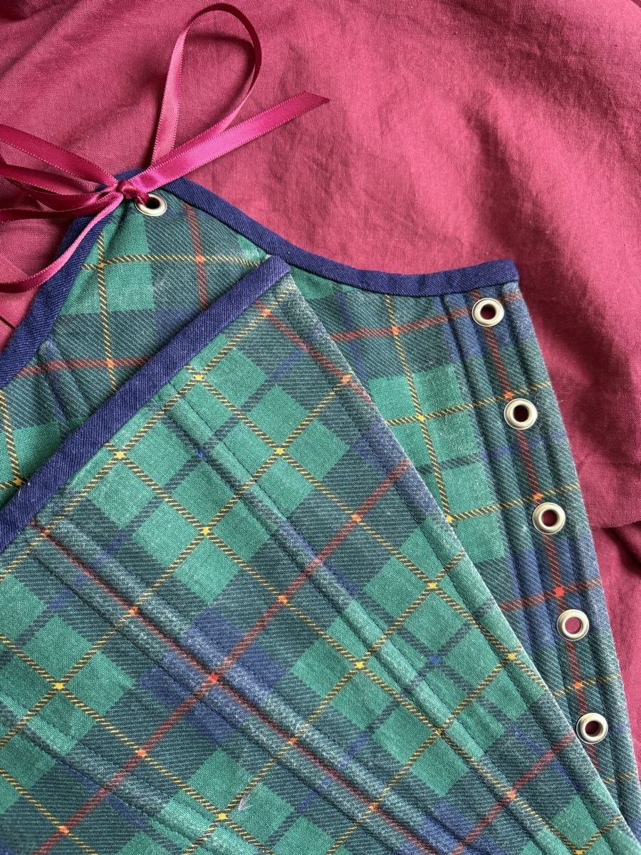 Top: Tartan Korsett  – Nuovo e nell'imballaggio originale da Oensingen venduto da Chicotus 5