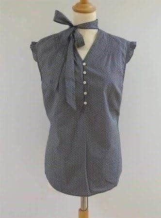 Tommy Hilfiger Camicette: Tommy Hilfiger - Schluppenbluse - Grösse 42 – Nuovo (secondo la descrizione) da Zofingen venduto da Justizia_01
