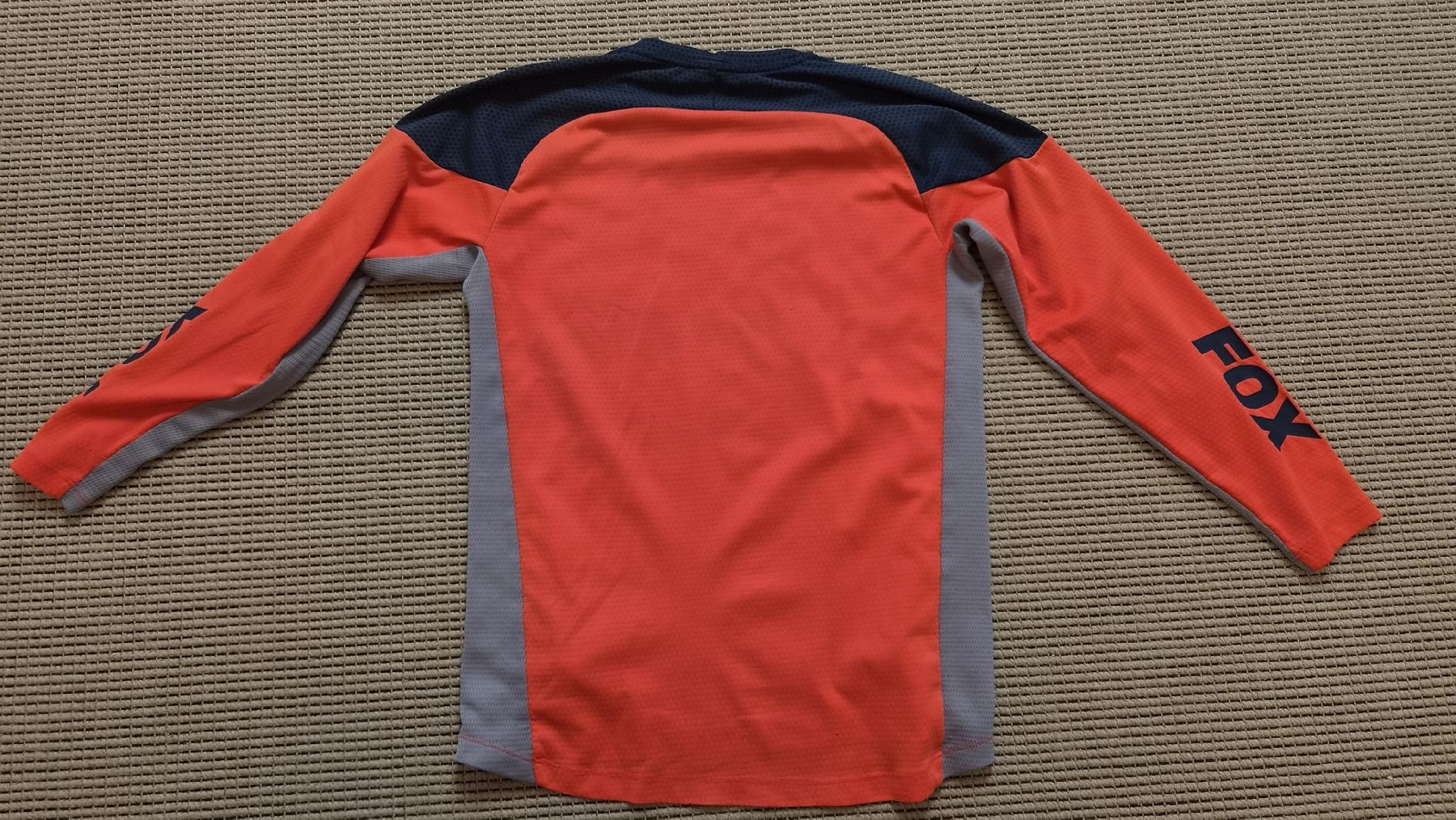 Fox Scarpe, pantaloni & magliette da ginnastica: Langarmshirt Fox Racing Defend Grösse YL orange/grau – Usato da Steinen venduto da Steffu7 2