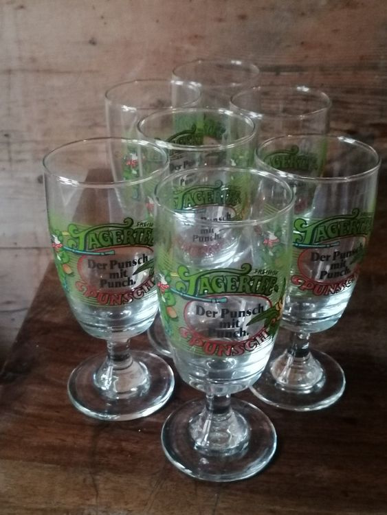 7 schöne Punschgläser. Jägertee  Kaufen auf Ricardo