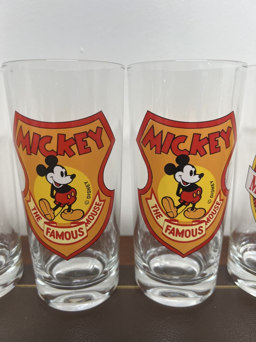 Gläser: 5 Verres Mickey Mouse Vintage Disney – Gebraucht aus Bôle von K200C 2