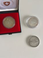Lot de 3 pièces commémoratives suisses – 5 Fr. & 20 Fr.