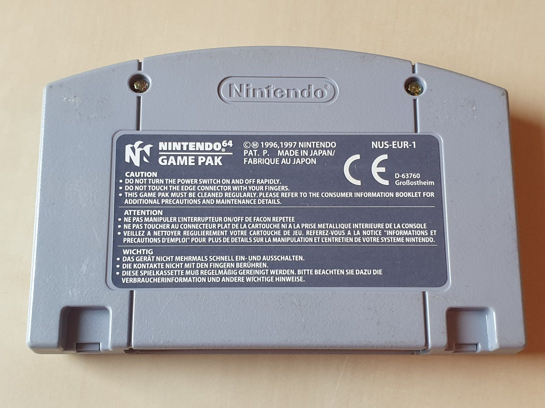 Nintendo Giochi: Lamborghini – Usato da Stansstad venduto da collectorsshop 1