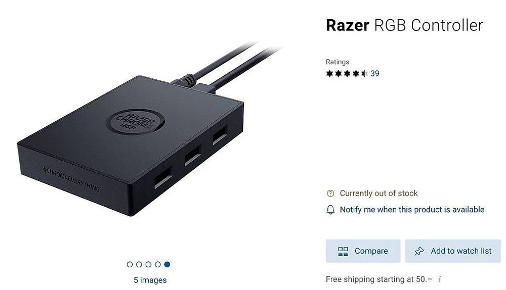 [new] Razer RGB Controller (Neu und originalverpackt) in Fribourg für ...