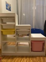 IKEA Trofast Stufenregal weiss mit Boxen 